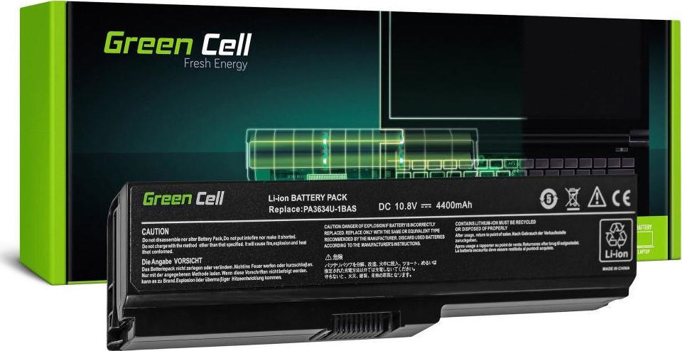 Green Cell Συμβατή Μπαταρία για Toshiba Satellite PA3817U-1BRS με 4400mAh