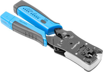 Lanberg Πρέσα Ακροδεκτών Δικτύου RJ12, RJ11, RJ45, RJ10 με Απογυμνωτή