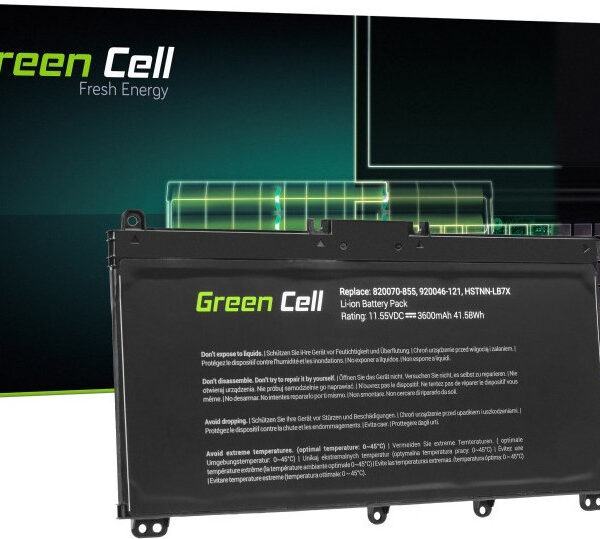 Green Cell Συμβατή Μπαταρία για HP Pavilion 14-BF/14-BK/15-CC/15-CD/15-CK με 3600mAh