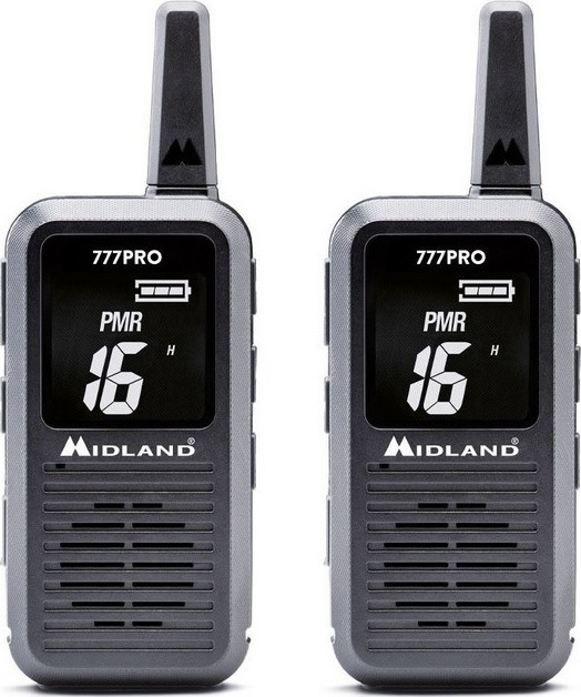 20191220130455_midland_777_pro Midland 777 Pro Walkie Talkie με Μονόχρωμη Οθόνη Σετ 2τμχ - Image 1