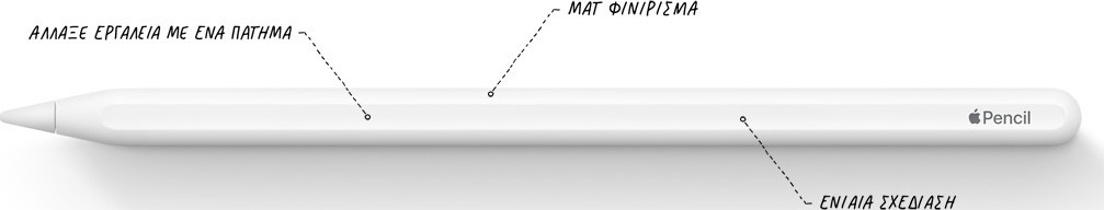 20200113091209_2d88a730 Apple Pencil (2nd Generation) για iPad Λευκή - Image 3