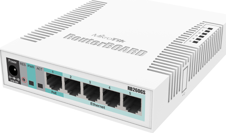 MikroTik RB260GS Unmanaged L2 PoE