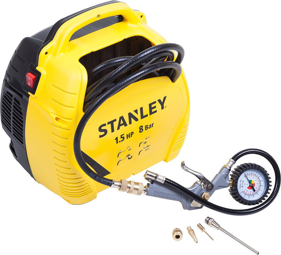 20200304165831_stanley_air_kit_1_5hp_8215190stn595 Stanley Τρόμπα Αυτοκινήτου με Καλώδιο Αναπτήρα 230V - Image 1