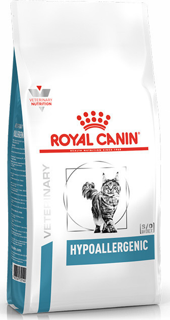 Royal Canin Veterinary Diet Hypoallergenic DR 25 Ξηρά Τροφή χωρίς Γλουτένη για Ενήλικες Γάτες με Πουλερικά / Ρύζι 0.4kg