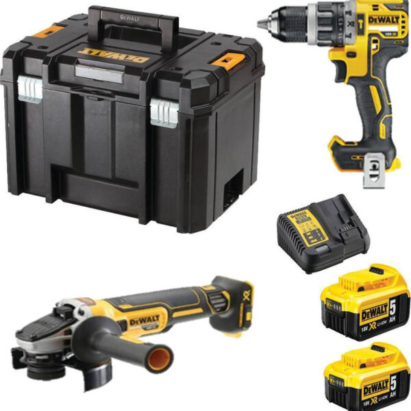 Dewalt Σετ Γωνιακός Τροχός & Κρουστικό Δραπανοκατσάβιδο