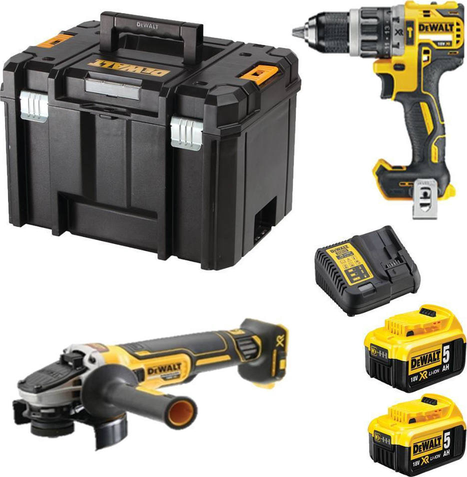 20200316144233_dewalt_dck2080p2t Dewalt Σετ Γωνιακός Τροχός & Κρουστικό Δραπανοκατσάβιδο - Image 1
