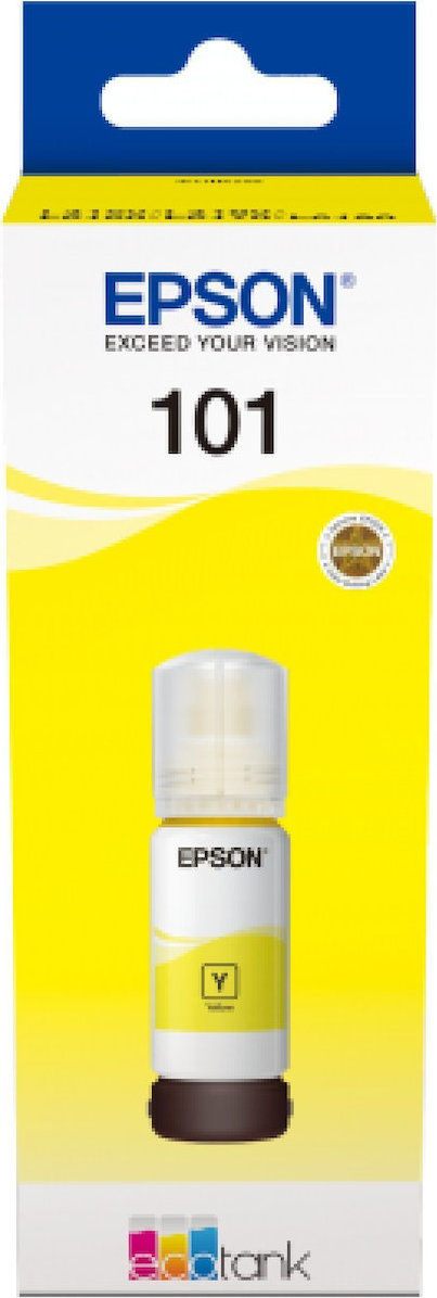 Epson 101 Γνήσιο Μελάνι Εκτυπωτή InkJet Κίτρινο (C13T03V44A)