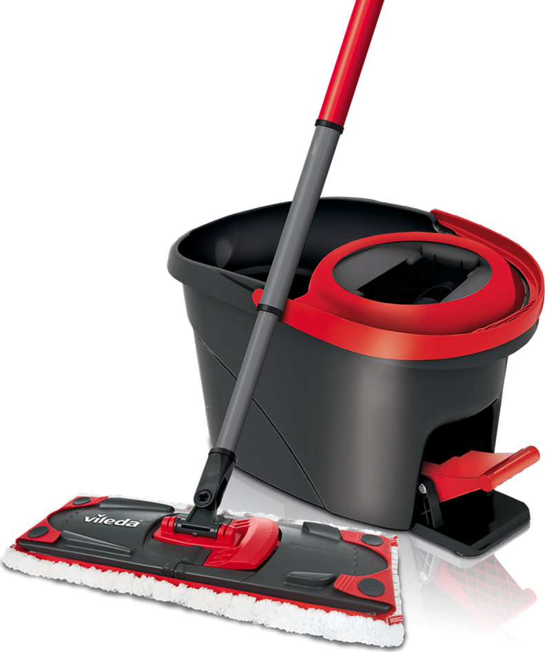 20200414180223_vileda_ultramat_spinmop_163425 Vileda Σετ Κουβάς με Σφουγγαρίστρα με Ενσωματωμένο Σύστημα Στυψίματος Ultramat Turbo 163425 - Image 1