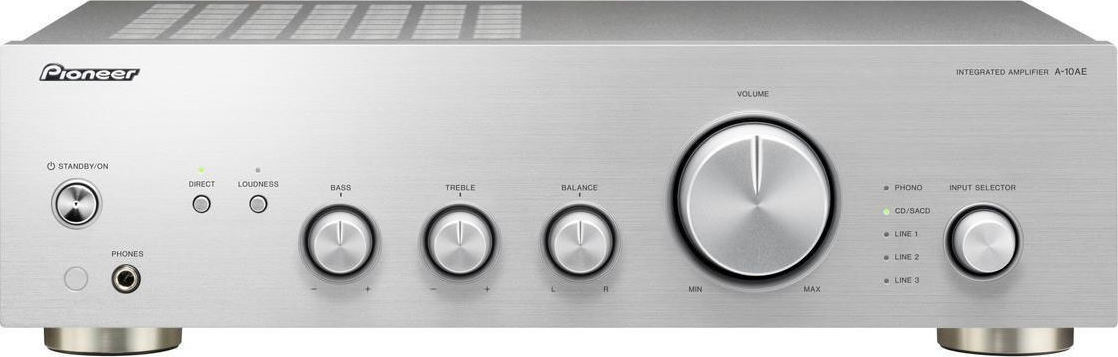 20200519161407_pioneer_a_10ae_silver Pioneer A-10AE Ολοκληρωμένος Ενισχυτής Hi-Fi Stereo 50W/4Ω 30W/8Ω A10AESMGP Ασημί - Image 1