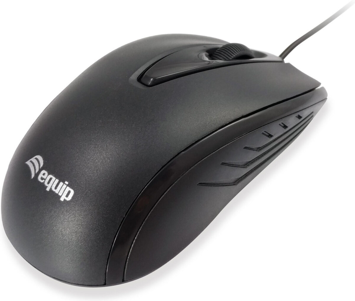 Equip Optical Compact Mouse Ενσύρματο Μαύρο - Image 1