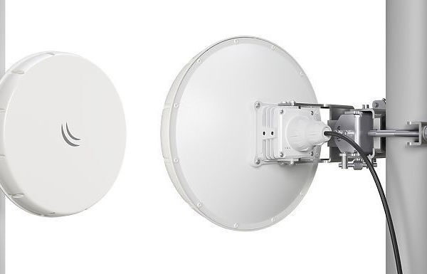 MikroTik Wireless Wire nRAY Εξωτερική Κεραία WiFi Κατευθυντική με σύνδεση Ethernet