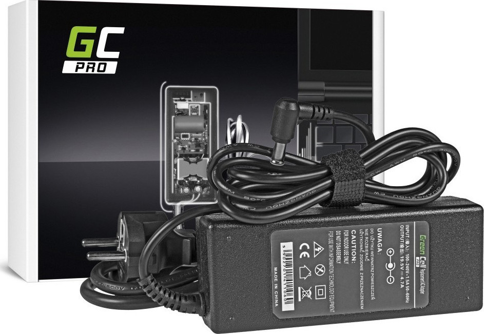 20200708134443_1f03a9fc Green Cell Φορτιστής Laptop 90W 19.5V 4.7A για Sony με Αποσπώμενο Καλώδιο Τροφοδοσίας - Image 2