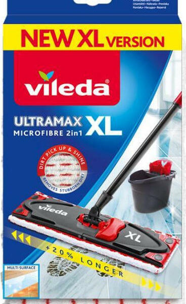 Vileda Σκούπα με Μικροίνες Ultramax XL Microfibre 2 in 1 160933