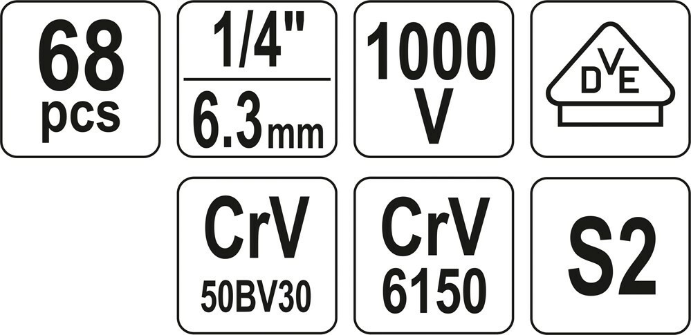 20200715133449_ad4cbd58 Yato YT-39009 Βαλίτσα με 68 Εργαλεία Ηλεκτρολόγου - Image 7