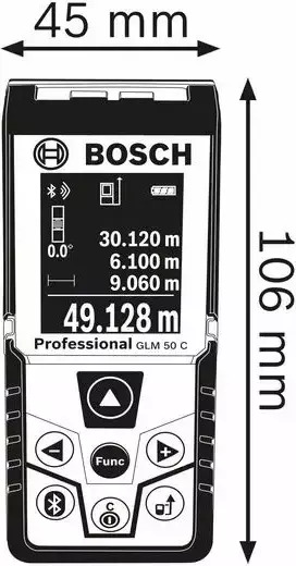 20200819131141_2fbf8072 Bosch Μέτρο Laser GLM 50C Professional με Δυνατότητα Μέτρησης έως 50m - Image 2