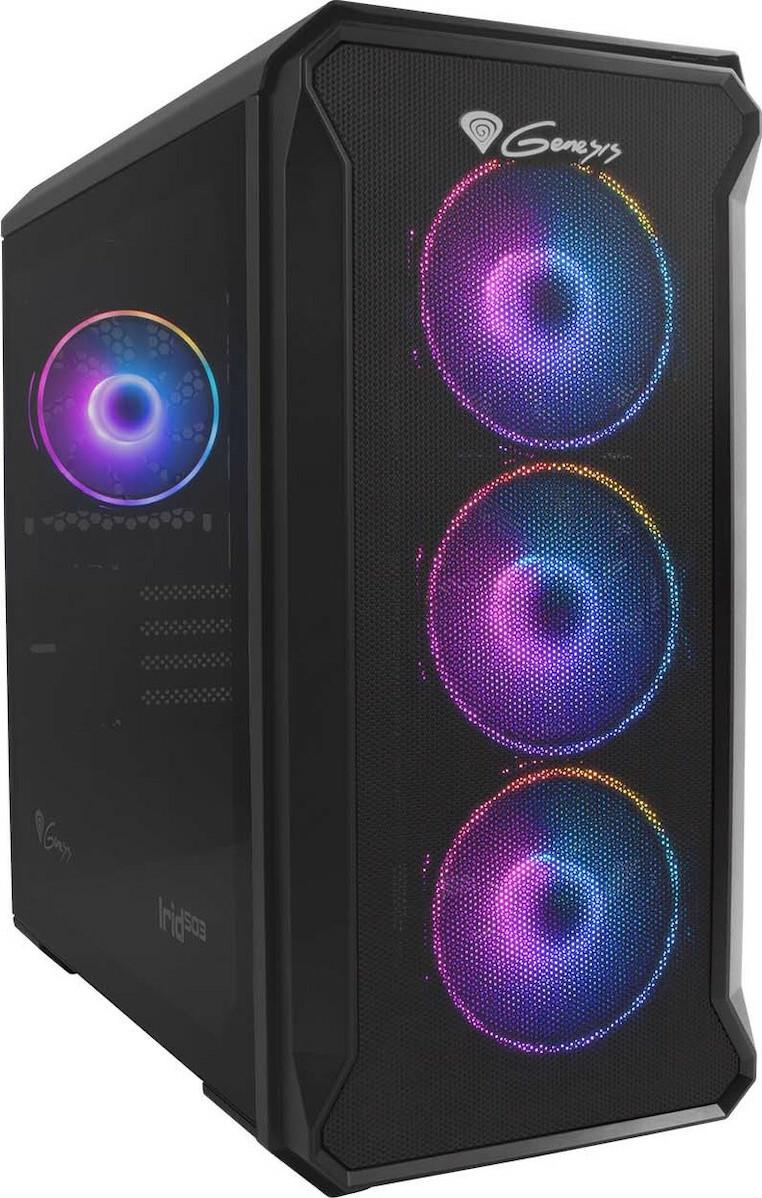 Genesis Irid 503 ARGB Gaming Micro Tower με Πλαϊνό Παράθυρο