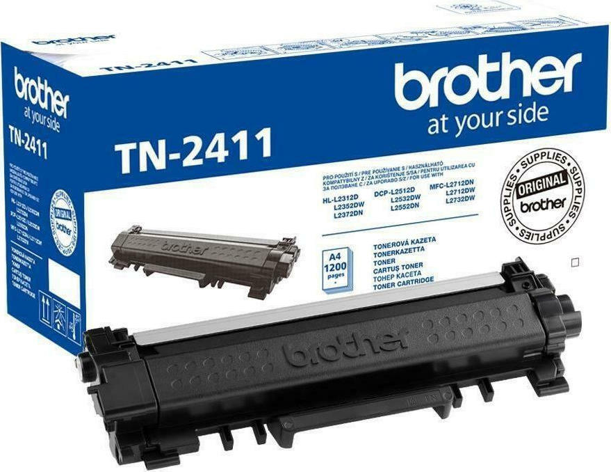 20200831104503_brother_tn2411_black_toner_tn_2411 Brother TN-2411 Γνήσιο Toner Laser Εκτυπωτή Μαύρο 1200 Σελίδων (TN-2411) - Image 1