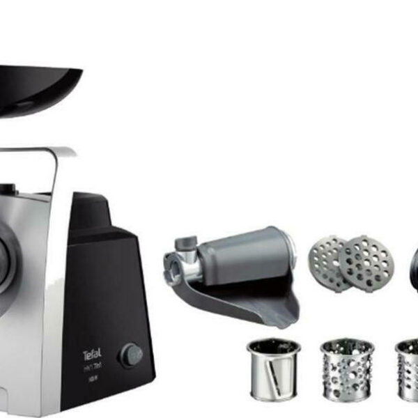 Tefal Μηχανή Άλεσης Κιμά / Ντομάτας 1400W Ασημί