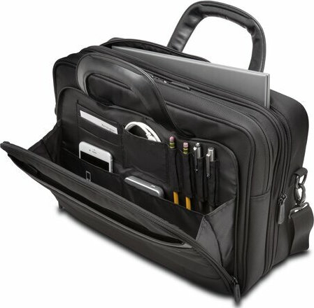 20200907115445_d4f1b92e Kensington Contour 2.0 Briefcase Τσάντα Ώμου / Χειρός 15.6" Μαύρη - Image 4