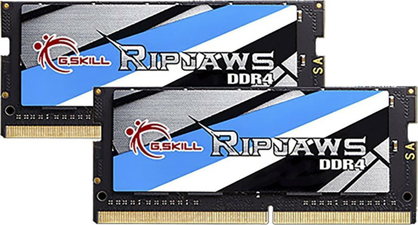G.Skill Ripjaws DDR4 32GB RAM με 2x16GB Modules και Ταχύτητα 2400 για Laptop F4-2400C16D-32GRS