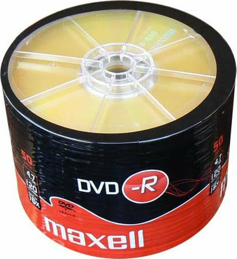 20200917102852_maxell_dvd_r_4_7gb_50tmch_dvd0256 Maxell Εγγράψιμα DVD-R 16x 4.7GB Cake Box 50τμχ - Image 1
