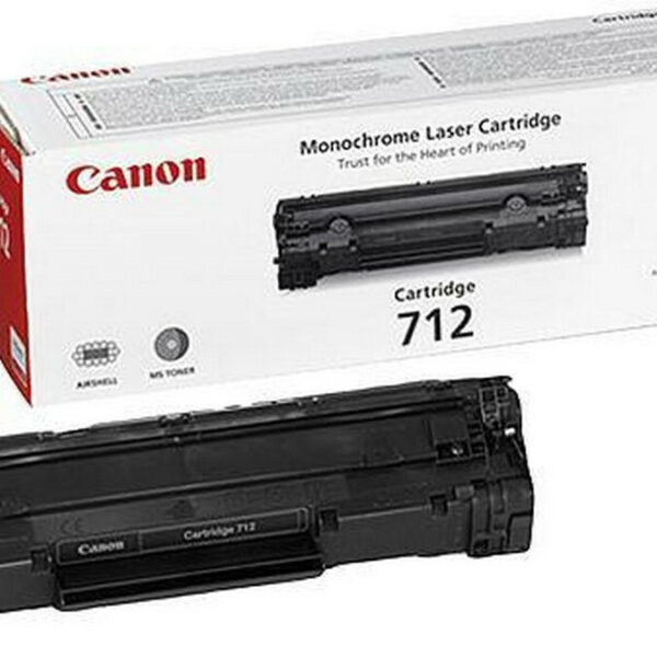 Canon 712 Γνήσιο Toner Laser Εκτυπωτή Μαύρο 1500 Σελίδων (1870B002)