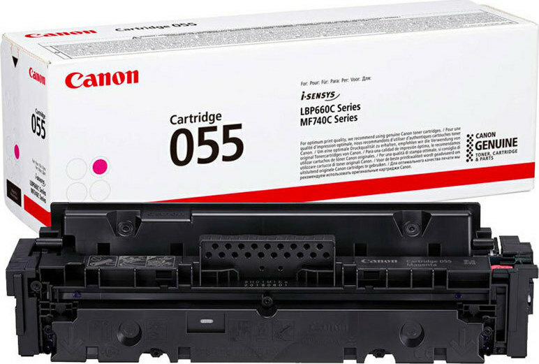 Canon 055 Γνήσιο Toner Laser Εκτυπωτή High Yield 2100 Σελίδων