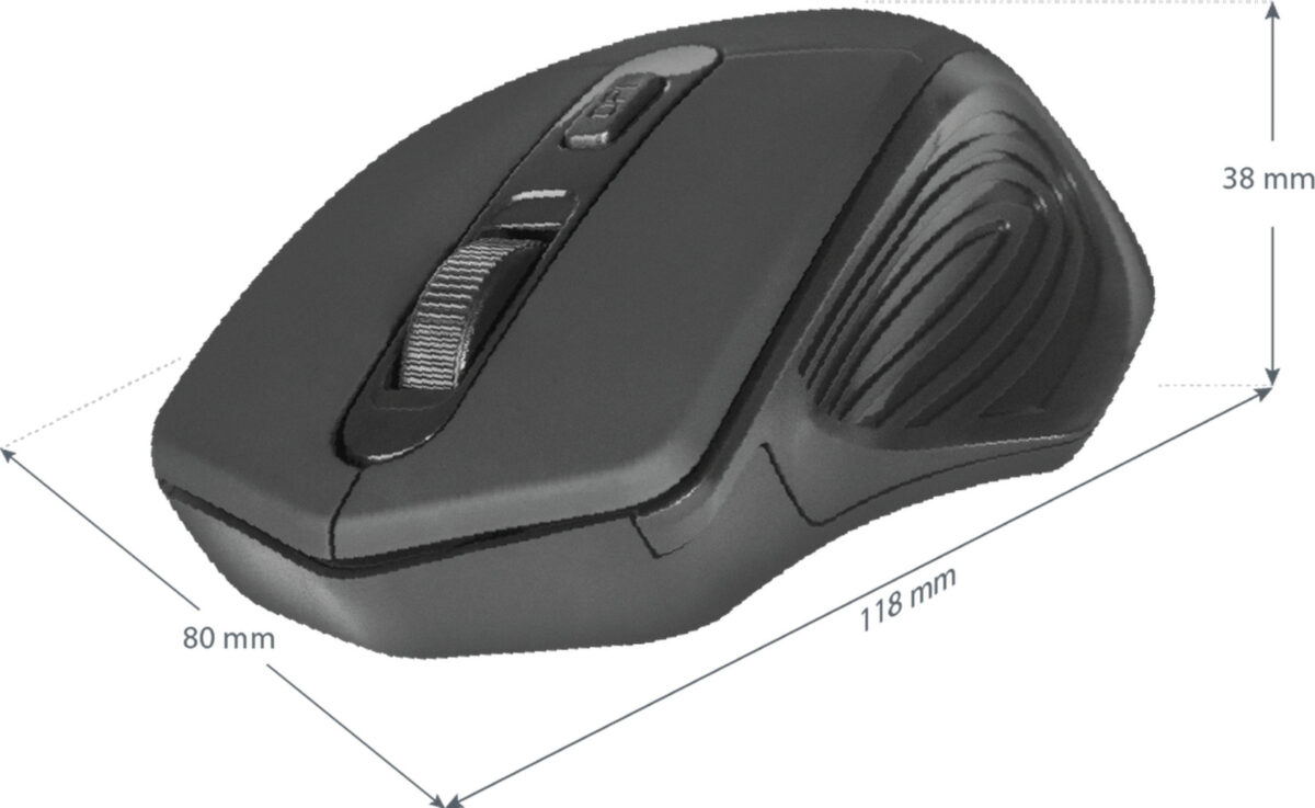 Defender Datum MB-345 RF Ασύρματο Μαύρο - Image 3