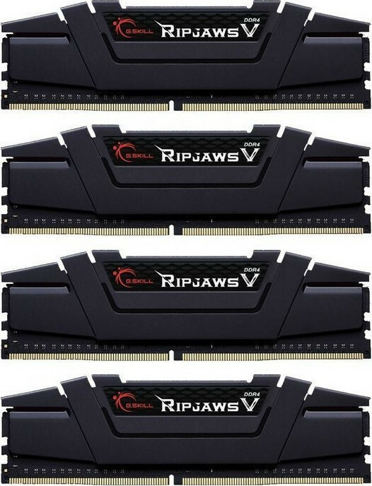 G.Skill Ripjaws V DDR4 64GB RAM με 4x16GB Modules και Ταχύτητα 3600 για Desktop F4-3600C16Q-64GVKC - Image 1