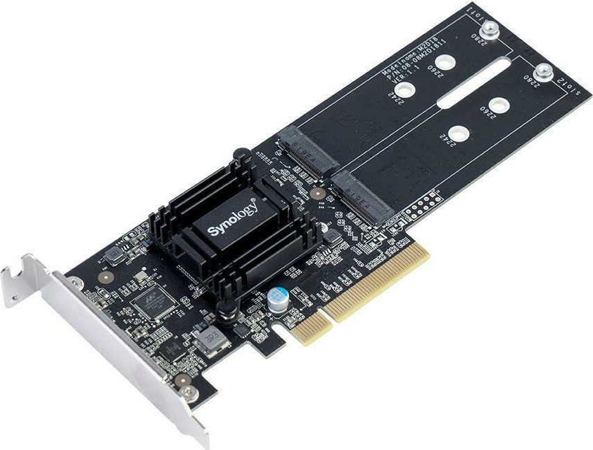 20201015153237_synology_dual_m_2_ssd_adapter_m2d18 Synology Κάρτα PCIe για 2 θέσεις M.2 - Image 1