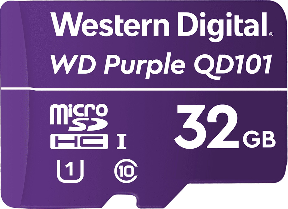 Western Digital Purple SC QD101 microSDHC 32GB Class 10 U1