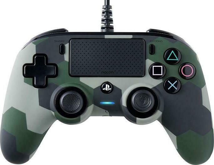 20201030123028_nacon_compact_camo_green_controller Nacon Wired Compact για PS4 - Image 1