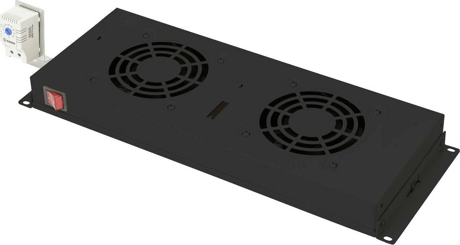 20201111141419_digitus_rafi_me_2_anemistires_gia_rack_19_51x5x28cm_mayro Digitus Ράφι με 2 Ανεμιστήρες για Rack 19" (51x5x28cm) Μαύρο - Image 1