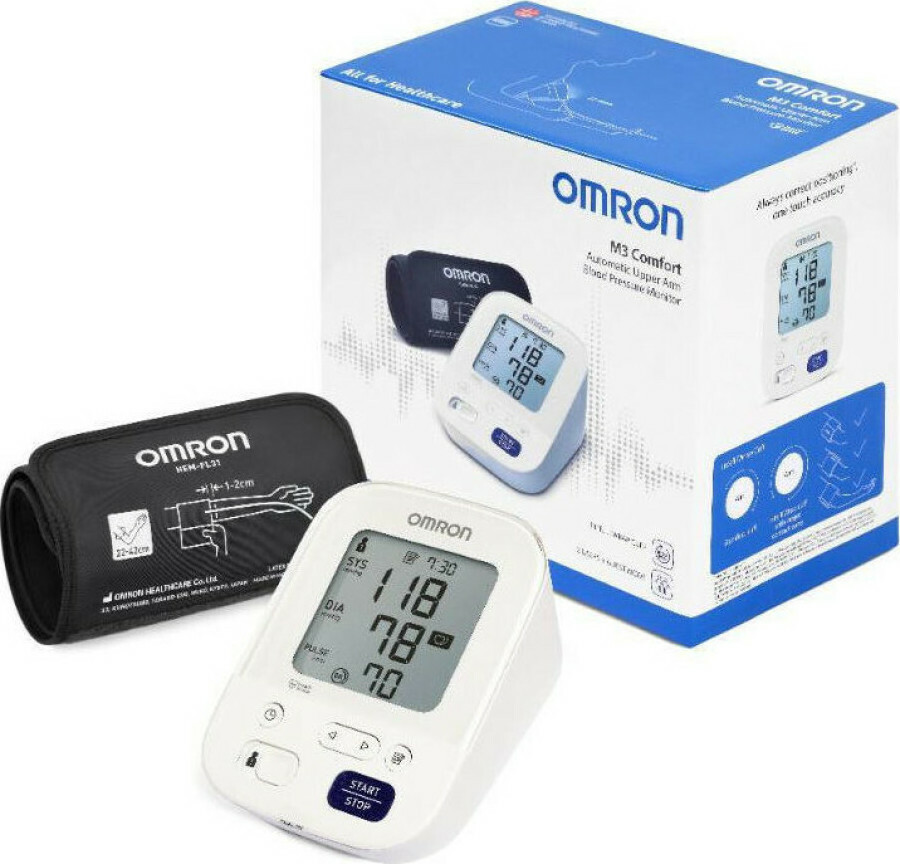 20201117141954_omron_m3_hem_7155_e Omron M3 Ψηφιακό Πιεσόμετρο Μπράτσου HEM-7155-E - Image 1