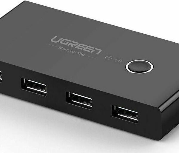 Ugreen Sharing Box USB 2.0 Hub 4 Θυρών με σύνδεση USB-A