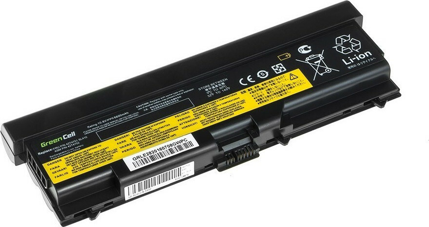Green Cell Συμβατή Μπαταρία για Lenovo ThinkPad T410/T420/T510/T520 με 6600mAh