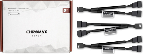 Noctua NA-SYC1 4-Pin pwm - 4-Pin pwm Cable 0.3m Μαύρο