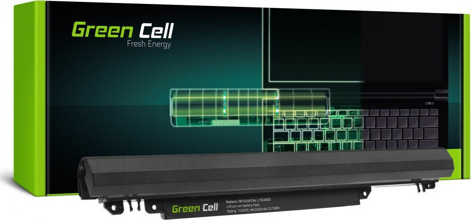 20201119141502_d88a8af4 Green Cell Συμβατή Μπαταρία για Lenovo IdeaPad 110-14IBR/110-15ACL με 2200mAh - Image 2
