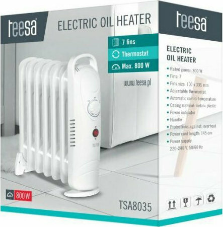 20201120163003_23a29b7e Teesa Καλοριφέρ Λαδιού με 7 Φέτες 800W - Image 4