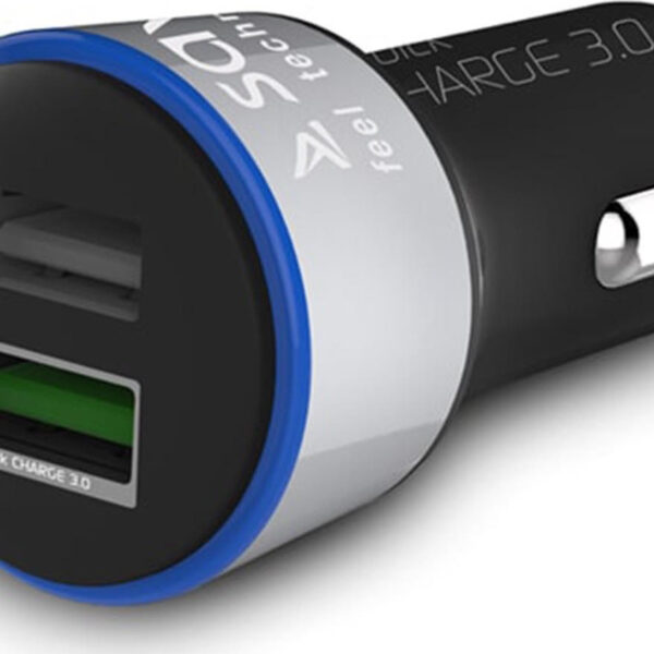Savio SA-06 Φορτιστής Αυτοκινήτου με Θύρες 2xUSB-A