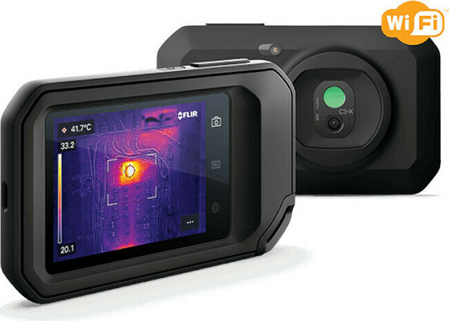 20201201155950_flir_compact_thermokamera_me_wifi_c3_x Flir Compact Θερμοκάμερα με Οθόνη 3.5" για Θερμοκρασίες από -20°C έως 300°C με WiFi - Image 1