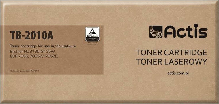 Actis Συμβατό Toner για Laser Εκτυπωτή Brother TN-2010 1000 Σελίδων Μαύρο