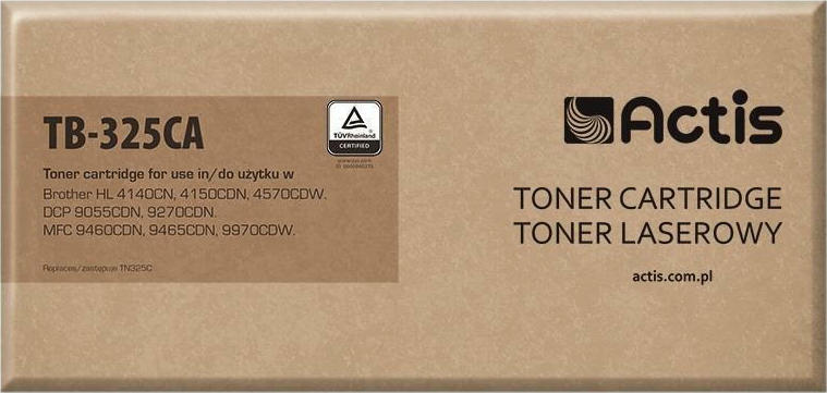 Actis Συμβατό Toner για Laser Εκτυπωτή Brother TN-325C 3500 Σελίδων Κυανό