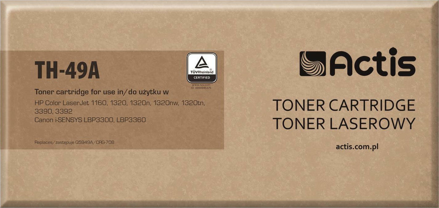 Actis Συμβατό Toner για Laser Εκτυπωτή HP 49A Q5949A 2500 Σελίδων Μαύρο