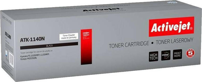 Active Jet Συμβατό Toner για Laser Εκτυπωτή Kyocera TK-1140K 7200 Σελίδων Μαύρο