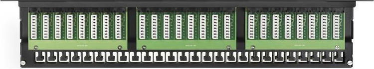 20201222115839_a_lan_patch_panel_pk030_mayro A-LAN Patch Panel για Rack 1U 19" 48 Θυρών cat5e Μαύρο - Image 1