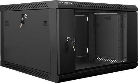 Lanberg Επιτοίχια Καμπίνα Rack 6U 60x60x37.9cm Μαύρο WF01-6606-10B