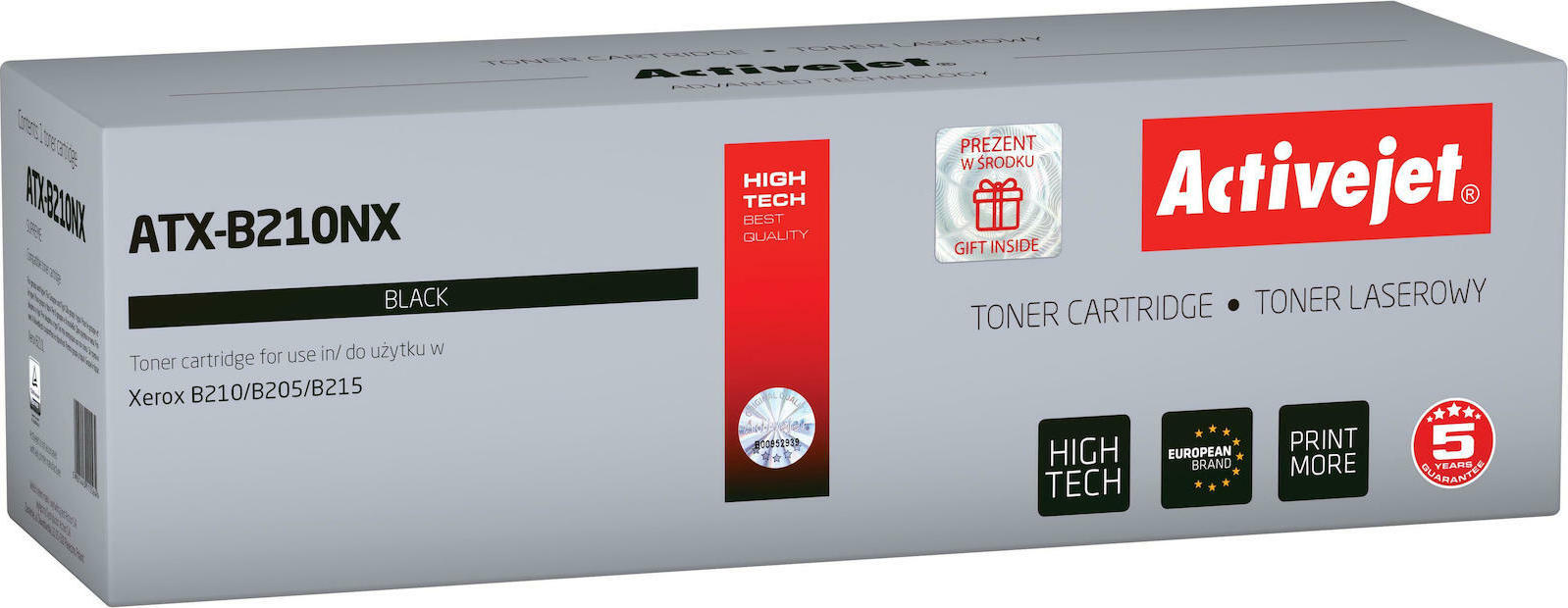 Active Jet Συμβατό Toner για Laser Εκτυπωτή Xerox 106R04347 3000 Σελίδων Μαύρο