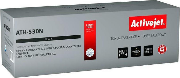 Active Jet Συμβατό Toner για Laser Εκτυπωτή Canon CRG-718 3800 Σελίδων Μαύρο