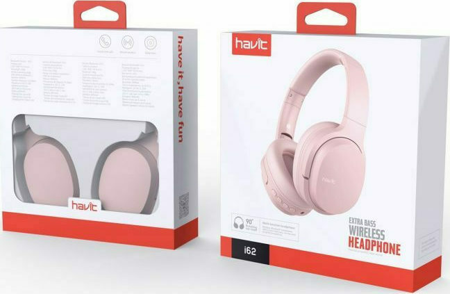 20201224160529_8feaabae Havit I62 Bluetooth / 3.5mm με 8 ώρες Λειτουργίας Ροζ - Image 7